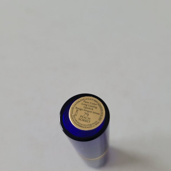 Estee Lauder Pure Color Long Lasting Lipstick 79 PEACH SORBET *Slight Tip Damage - Picture 6 of 6